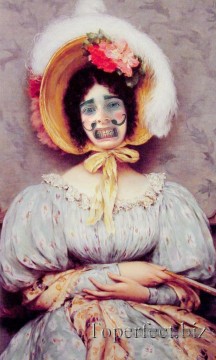  clown Tableaux - Clown dame Révision des peintures classiques